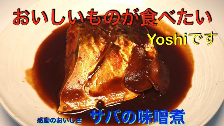 名古屋式　サバの味噌煮