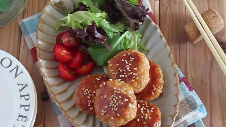 【レシピ】鶏むね肉と豆腐のつくね