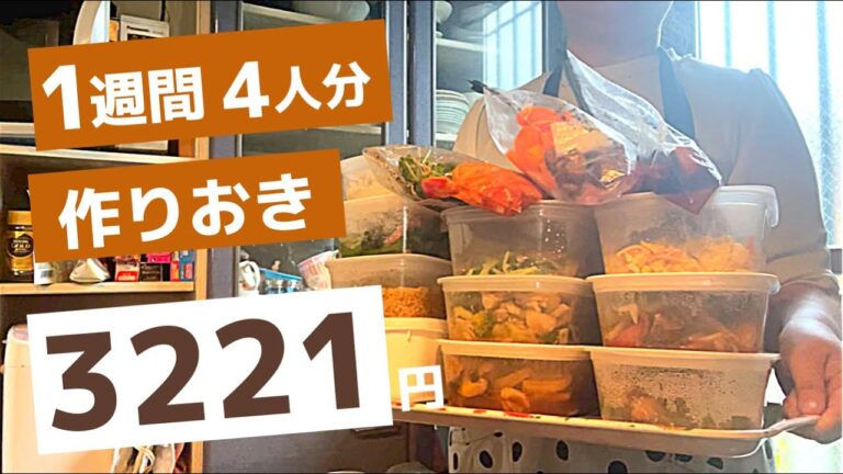 【1週間作り置き】最安値！超超節約のかんたんおかず12品