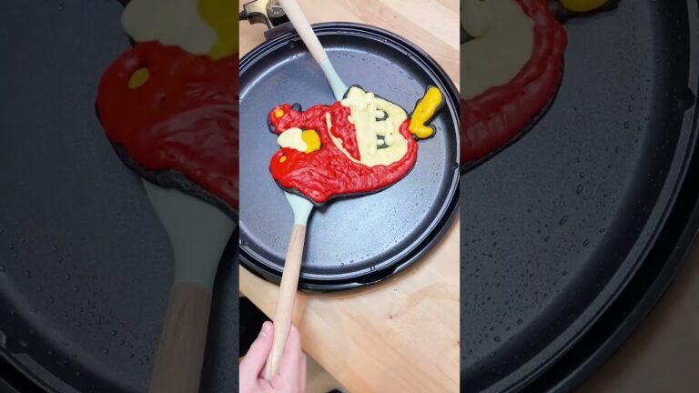 パンケーキでポケモン描いてみた！#shorts