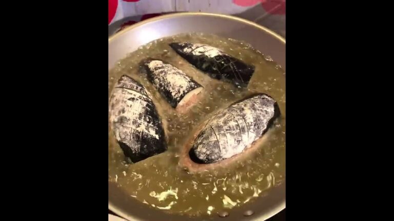 Eggplant❗️Deep fried stuffed eggplant and sandwich meat./ナスのはさみ揚げ/Japanese food.「#shorts 」
