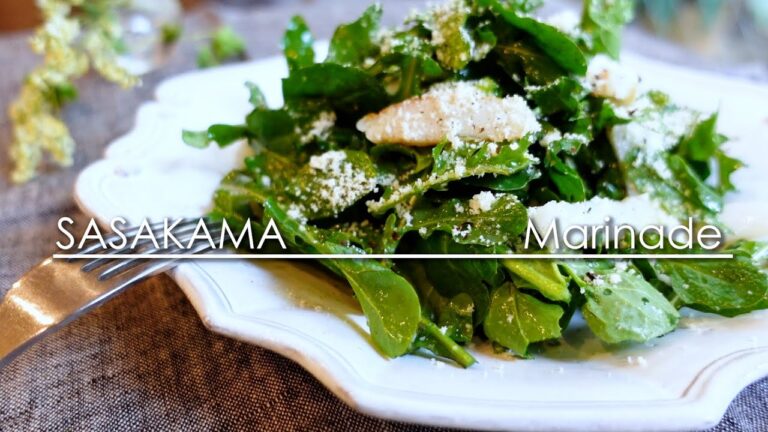【洋風おつまみ】料理研究家が教える笹かまぼことルッコラのマリネ