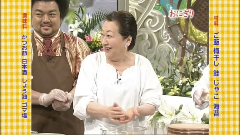 おにぎり（梅干し/鮭/じゃこ）/　細木レシピ