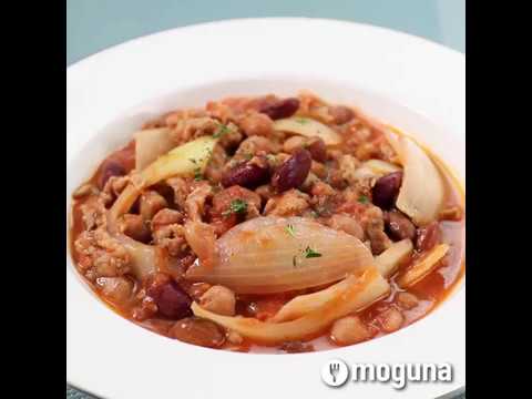煮込み要らずの時短シチュー 牛肉と豆のトマトシチュー ｜ moguna[モグナ]
