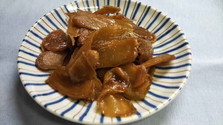 母から娘へ「花嫁レシピ本」箸休めにおすすめ‼️生姜の佃煮編😝