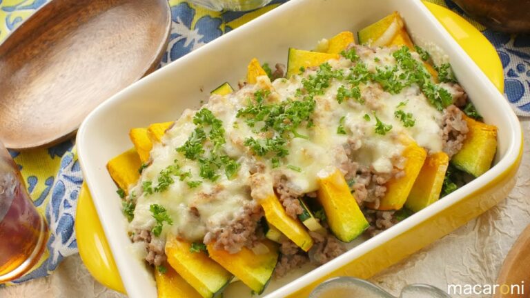 重ねてほくほく！ かぼちゃと ズッキーニの とろ〜り チーズ 焼き のレシピ 作り方
