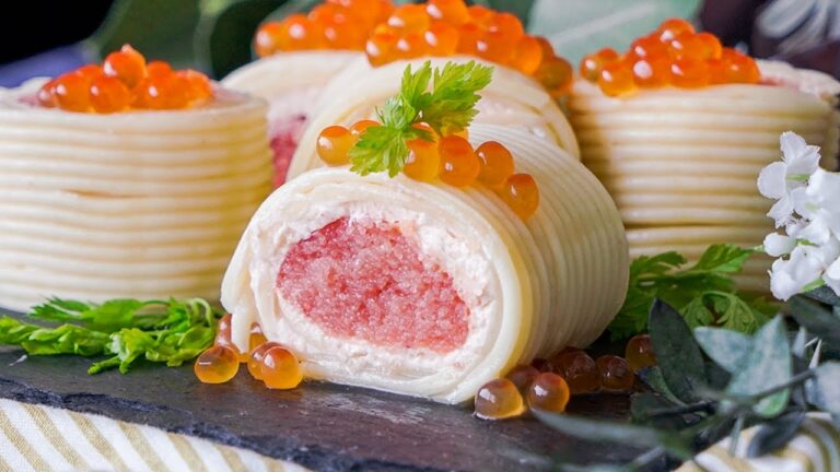 明太パスタの新しい食べ方！明太子パスタロール #shorts