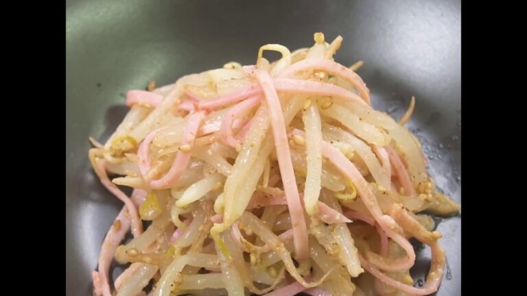胡麻油が香る簡単レシピ もやしとハムのナムル ｜ moguna[モグナ]