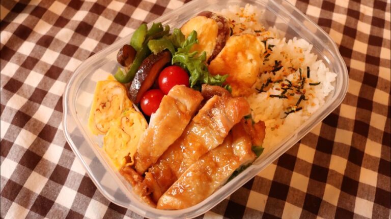 【夫のお弁当】調理動画「鶏の照り焼き弁当」bento NO.20