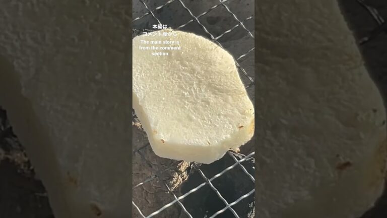 【しちりん・七輪】大和芋 千葉（Yamato potato Chiba） #七輪 #potato #山芋 #shorts