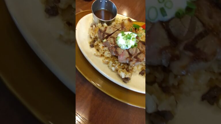 サーロインステーキピラフ #shorts