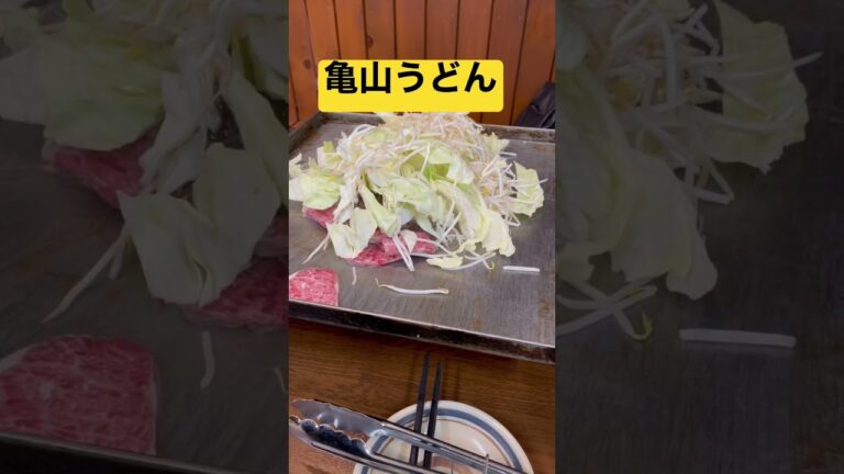 亀山味噌焼きうどん　うどん入れるの忘れて完食