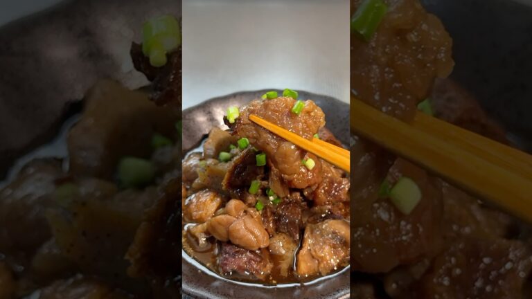 【牛すじの味噌煮込み】[Beef tendon stew in miso] #food  #料理  #cooking