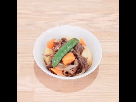 レンジで肉じゃがが簡単に作れます☆彡 #Shorts