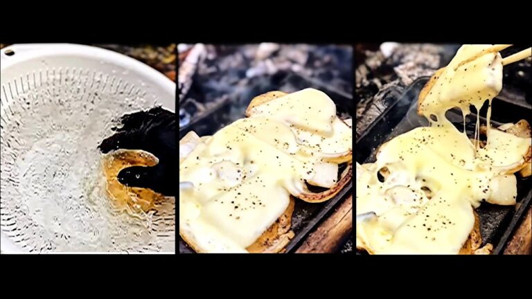 このチーズとじゃがいも料理に出会えて、私は心から感謝します。Potato cheese onion