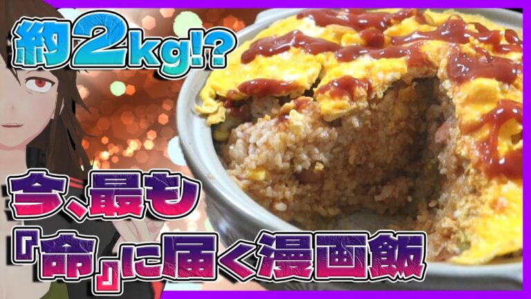【ドカ食いダイスキ！もちづきさん】簡易オムライス再現！望月さんの異常さをこの身で確かめる【560】