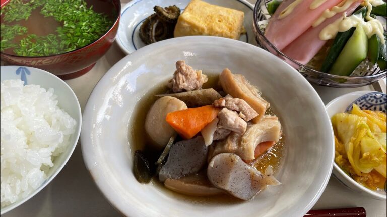 （2023食欲の秋）鶏肉と根菜の煮物に新之助