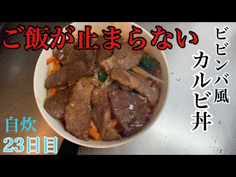 【料理初心者向け】美味しすぎた。ビビンバ風『牛カルビ丼』［簡単レシピ］