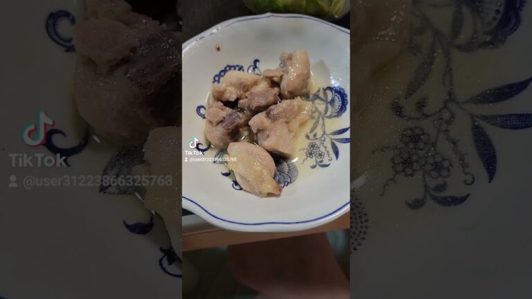 フライパンで塩焼き鳥　串なし