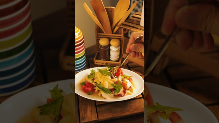 五分でプロの前菜　タコとセロリのマリネ