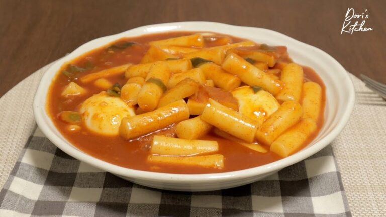 【トッポッキ】韓国料理作り方、日本に住んでいる韓国主婦が直接教えるトッポッキ