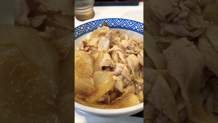 【飯テロ】吉野家の豚丼、うますぎwwwwwwww #shorts