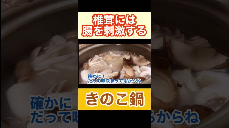 旨味凝縮♪「きのこ鍋」地鶏だしから洋風鍋に味変！ #shorts #きのこ #鍋 #晩酌 #酒飲み