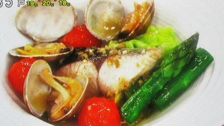 鰆と春野菜の蒸し煮＆アスパラのマリネ：全編