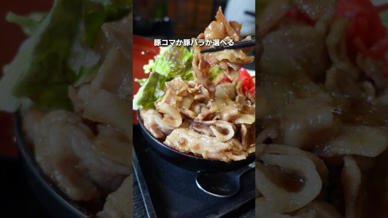 【横芝】お肉200gの山盛り焼肉丼にご当地グルメの滋養めし！