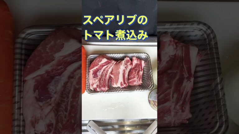 炊飯器で放ったらかし❗【めっちゃ美味しい❗スペアリブのトマト煮込み】#Shorts #ひめりんごcooking