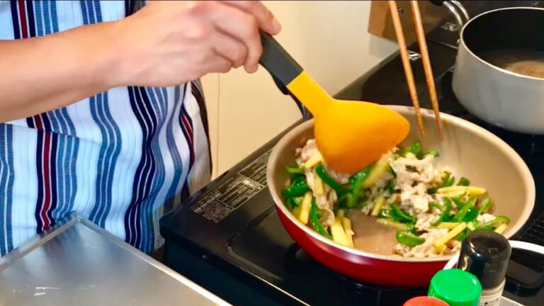 豚肉とジャガイモとピーマンのうまいやつ：簡単料理#40