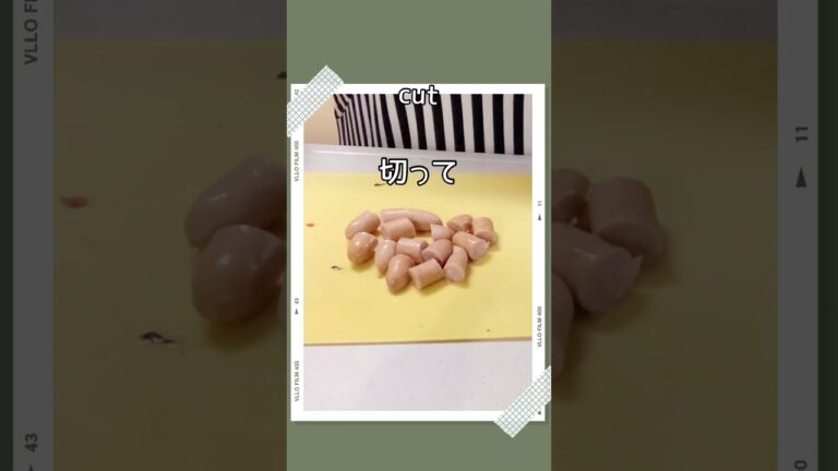 【レンジで簡単】今日のひと品！ウインナーのトマト炒め　　Easy in the microwave!  Stir-fried sausage with tomato #shorts #レンジで簡単