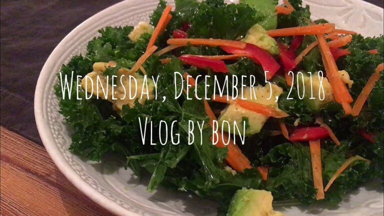 【Vlog #3】のんびり主婦の毎日 [ケールのサラダをつくったよ！]