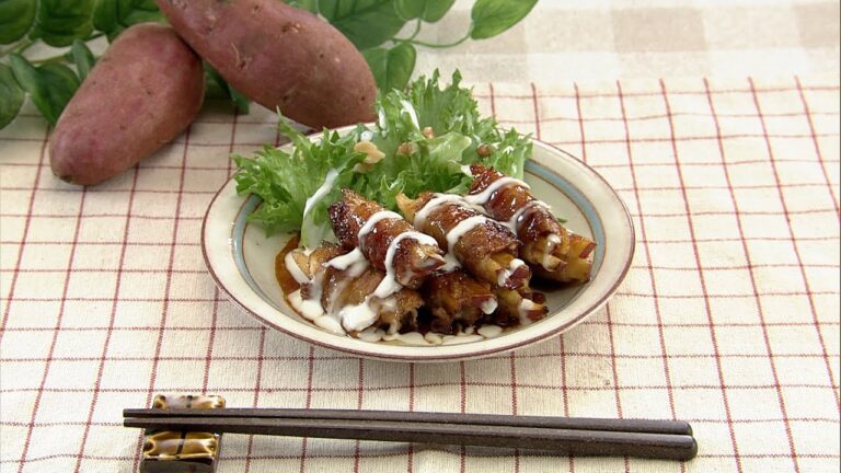 【DAIGOも台所】さつまいものチーズ肉巻き｜チーズがとろ〜り♪ご飯がすすむ味！