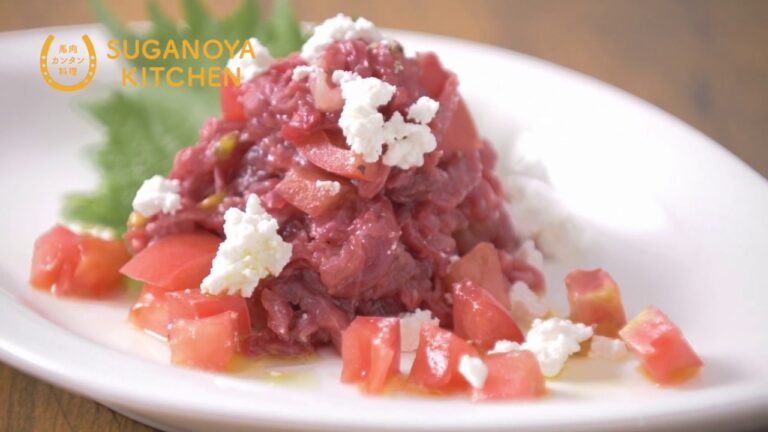 SUGANOYA KITCHEN　菅乃屋　簡単レシピ　チーズユッケ