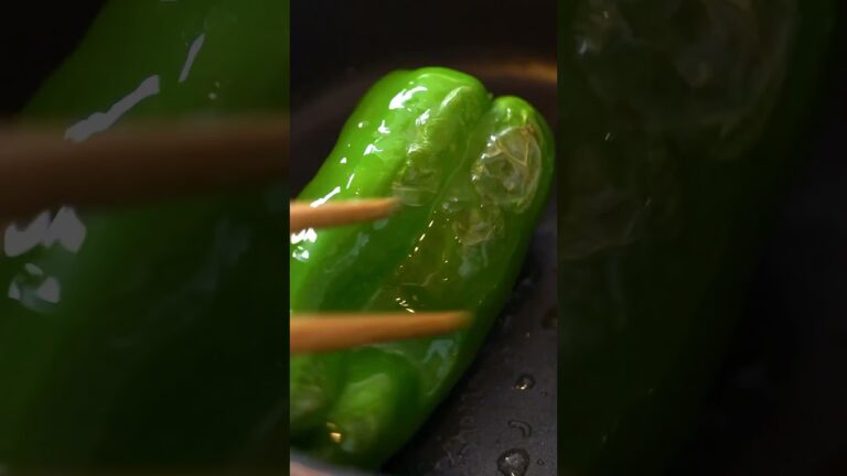 ビールと相性抜群！ピーマンとじゃこの丸ごと焼きの作り方！ #クッキング #cooking #簡単レシピ #japanesefood