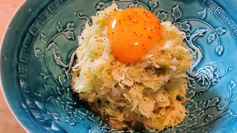 【和風 無限キャベツ】激ウマレシピ！山葵と味噌で和風に仕上げました！