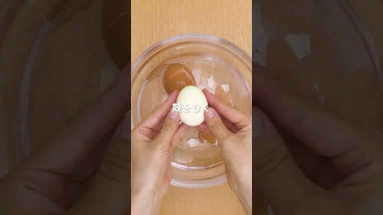 真似してみてね！ 簡単お花のゆで卵　#Shorts