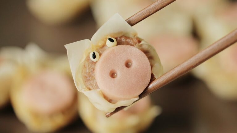 【お弁当に🐽】豚さんシュウマイ