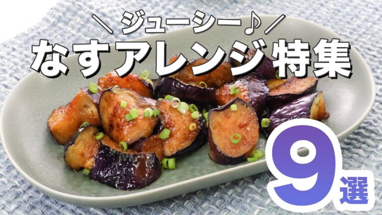 【殿堂入り】なすのアレンジレシピ 9選