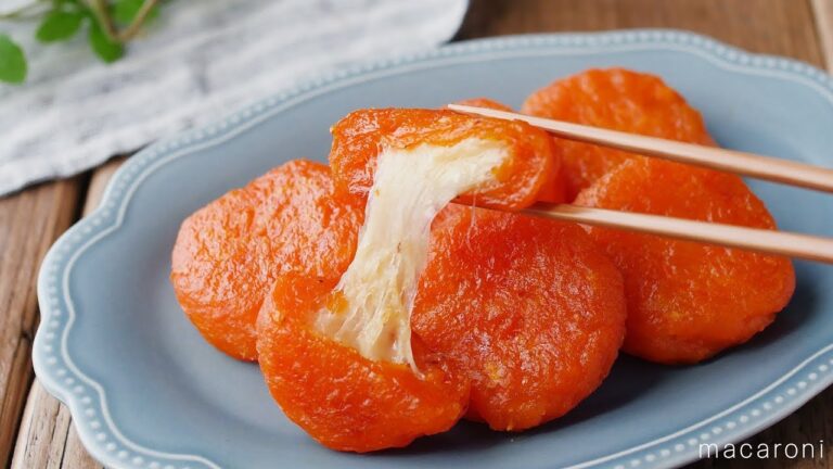 【ベジおやつ】「にんじんもち」のレシピ・作り方