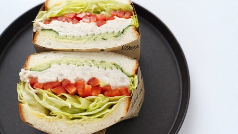 【里芋サラダサンド】白味噌で和風に。沼サン。萌え断。