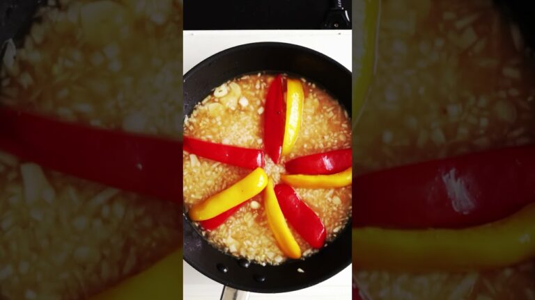 夏野菜とスペアリブのパエリア風　#shorts