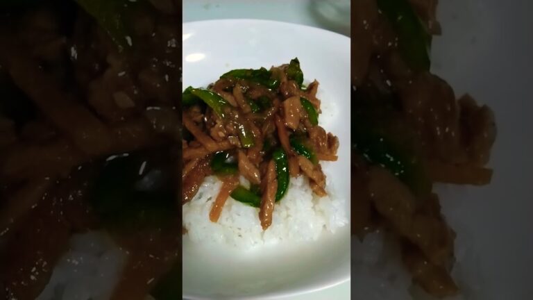 チンジャオロース丼