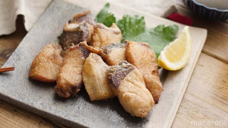 ふわっと香る。ぶり の 柚子胡椒 唐揚げ の レシピ 作り方
