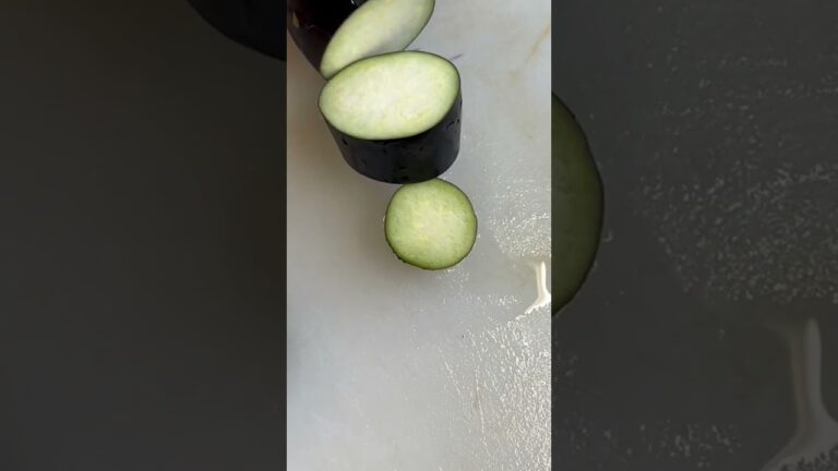 ナスの輪切り【茄子のミートソース】
