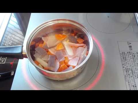 【お値引き食材】と「豚汁の具」であったか「豚汁」を６分で簡単に作る✧٩(ˊωˋ*)و✧