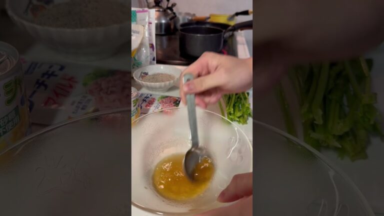 【おうちごはん】ツナコーンとほうれん草サラダ#shorts