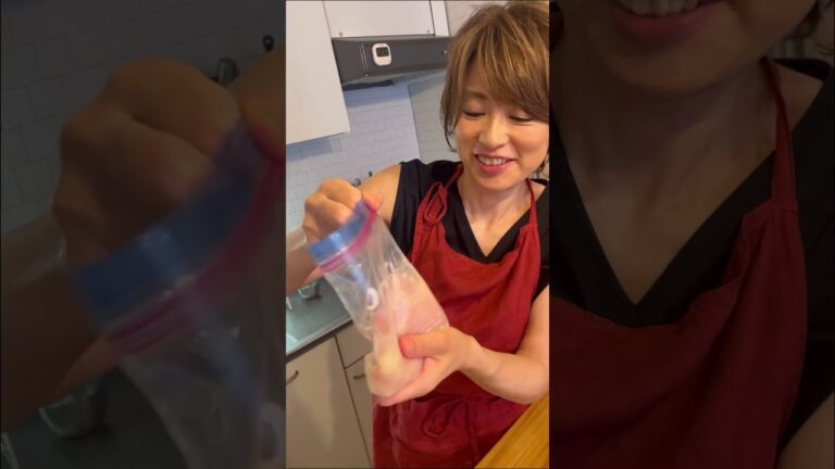 ＼むね肉de作り置き／蒸し鶏 レシピはコメント欄に記載 #shorts