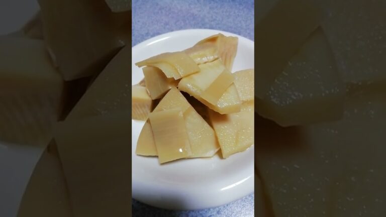 竹の子の煮物　音アリ　だし醤油と白だしで薄味に作っています。